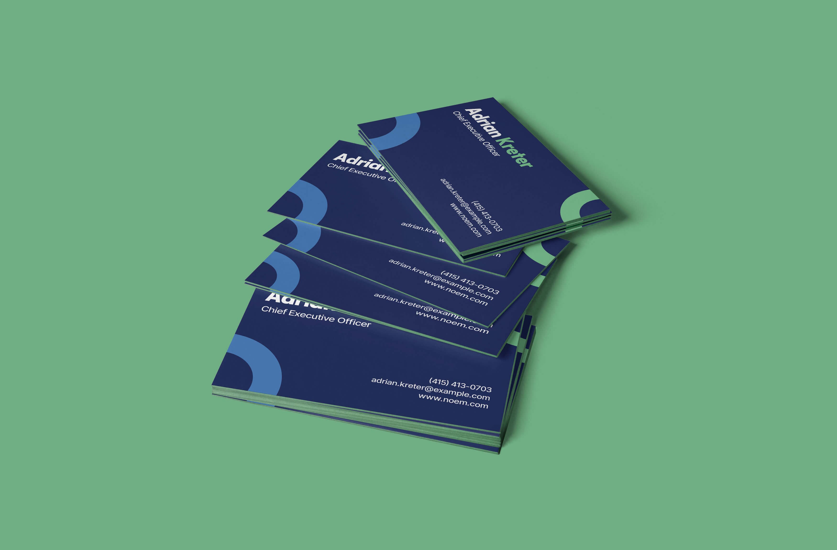 Noem Bussines Cards Illustration